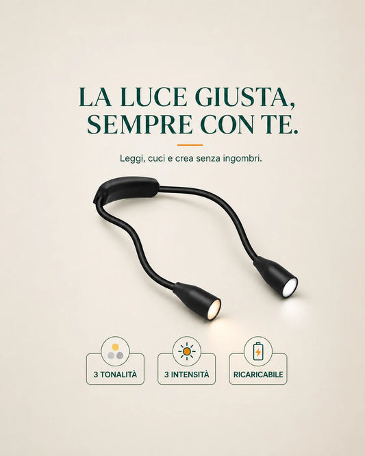Lampada da Collo LED Ricaricabile